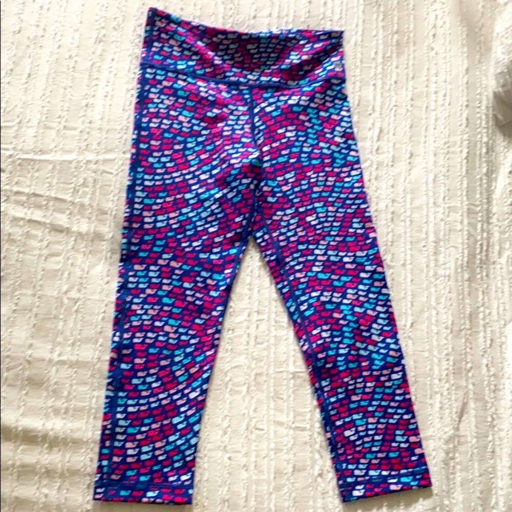 Vineyard Vines Whale Print Workout Leggings